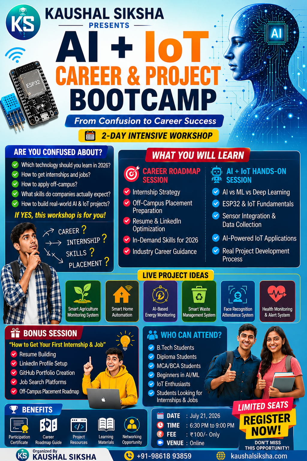 AI + IoT Career & Project Bootcamp